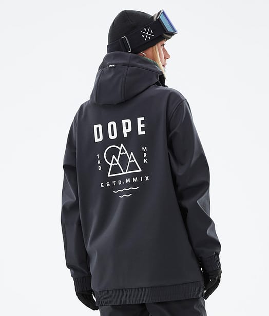 Dope Yeti W 2022 Snowboardjacke Damen Summit Black