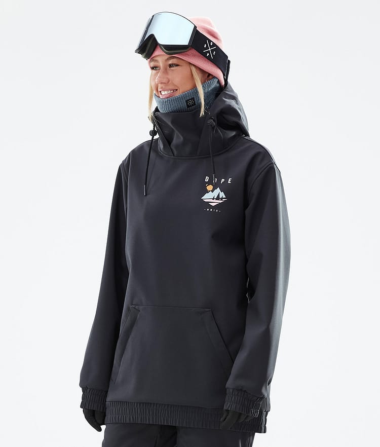 Dope Yeti W 2022 Snowboardjacke Damen Pine Black