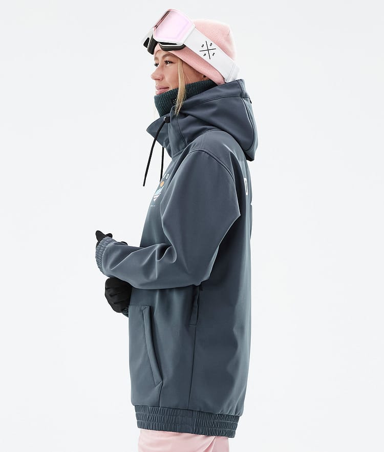 Dope Yeti W 2022 Skijacke Damen Pine Metal Blue, Bild 7 von 8