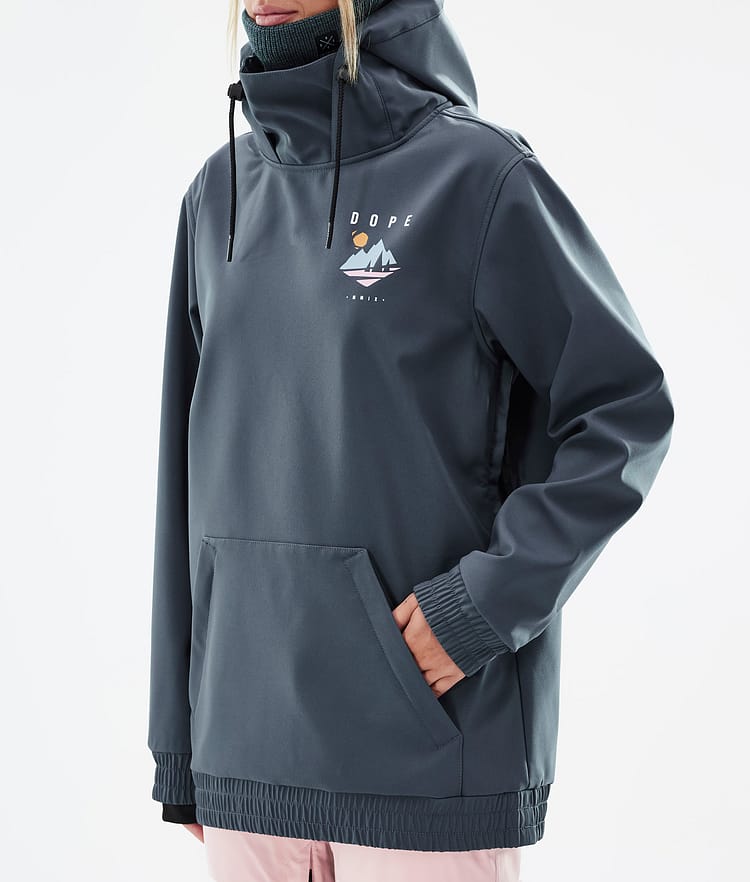 Dope Yeti W 2022 Skijacke Damen Pine Metal Blue, Bild 8 von 8