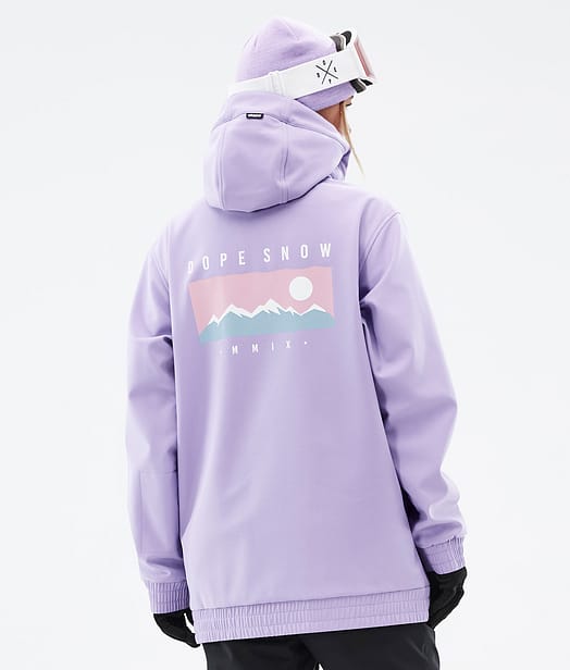Dope Yeti W 22 Snowboardjacke Damen Range Faded Violet