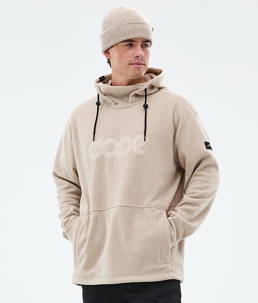 Dope Cozy II Fleece Hoodie Herren Sand