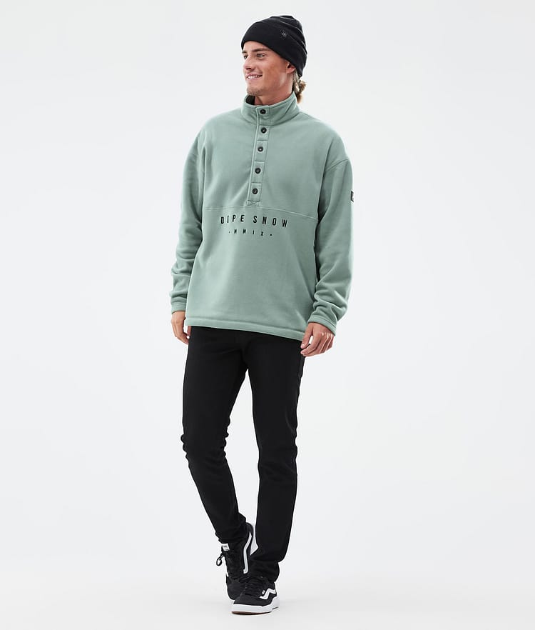 Dope Comfy Fleecepullover Herren Faded Green