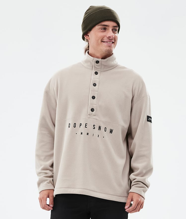 Dope Comfy Fleecepullover Herren Sand