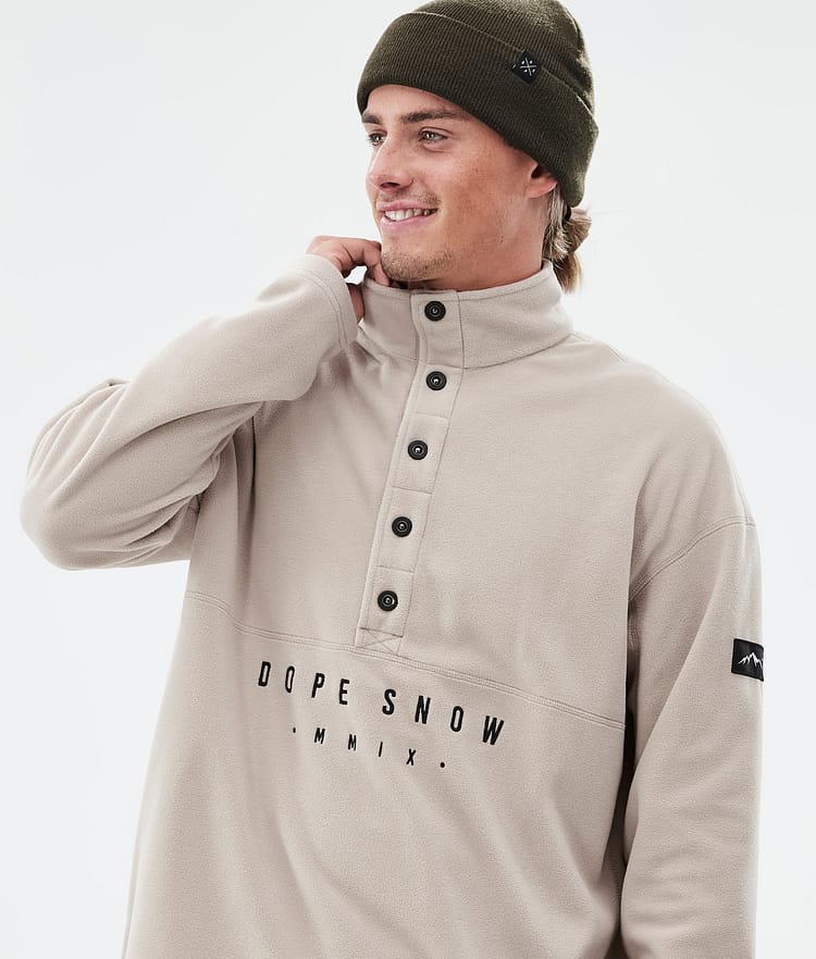 Dope Comfy Fleecepullover Herren Sand