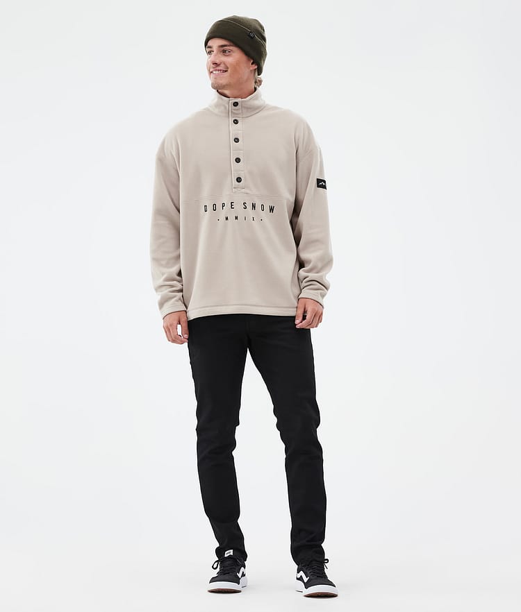 Dope Comfy Fleecepullover Herren Sand