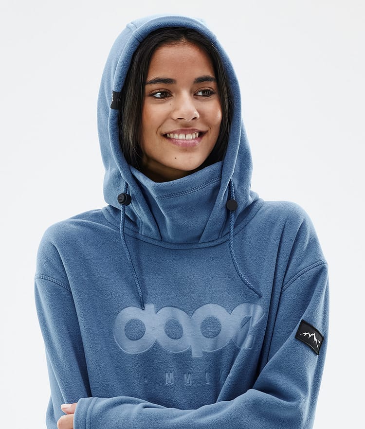 Dope Cozy II W Fleece Hoodie Damen Blue Steel