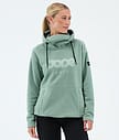 Dope Cozy II W Fleece Hoodie Damen Faded Green