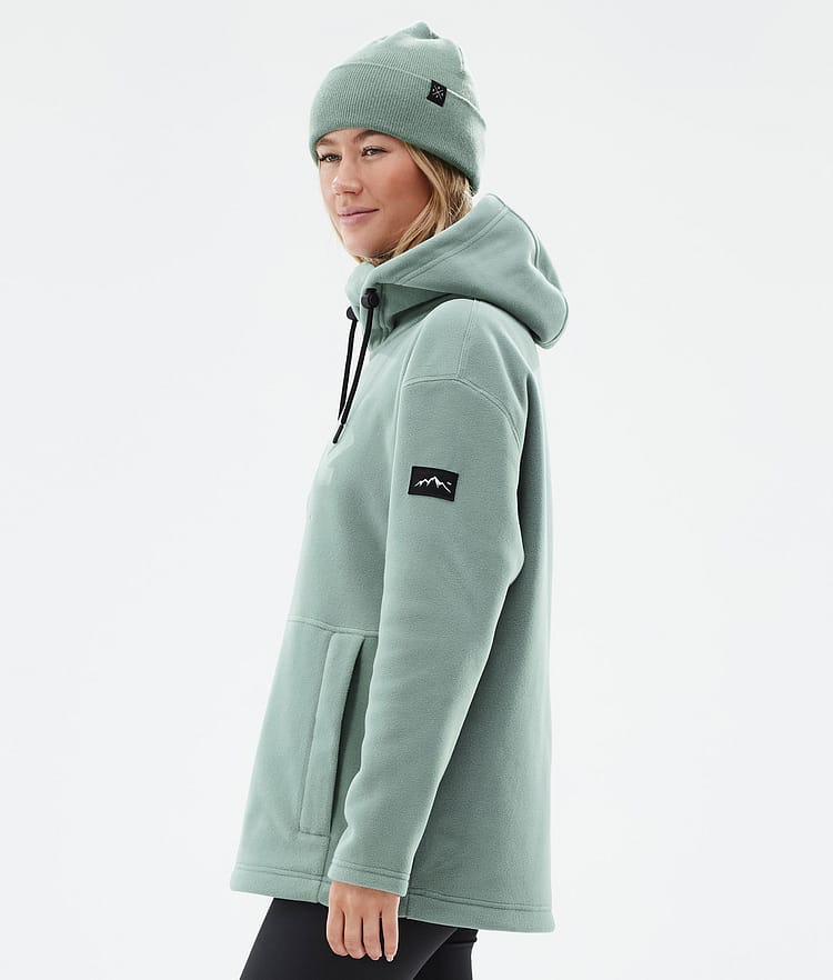 Dope Cozy II W Fleece Hoodie Damen Faded Green