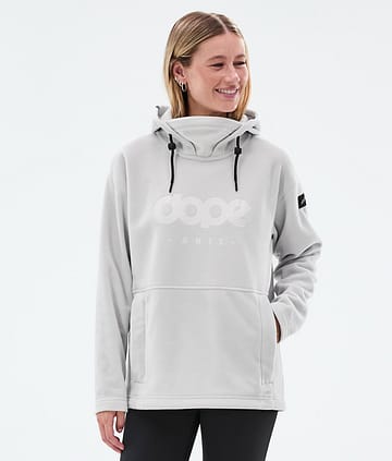 Dope Cozy II W Fleece Hoodie Damen Light Grey