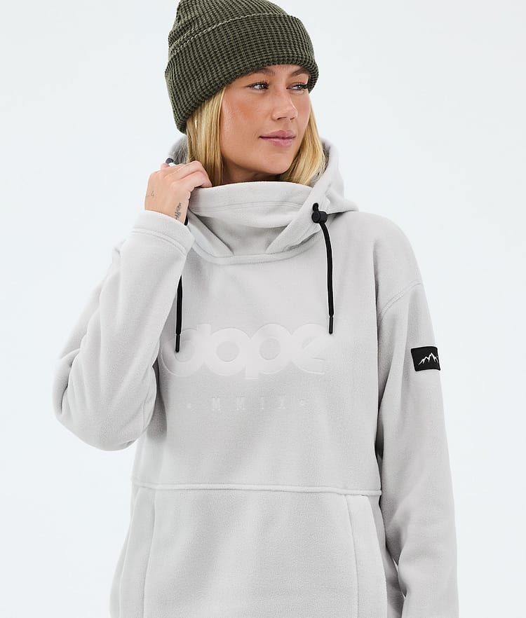 Dope Cozy II W Fleece Hoodie Damen Light Grey Renewed, Image 2 of 7
