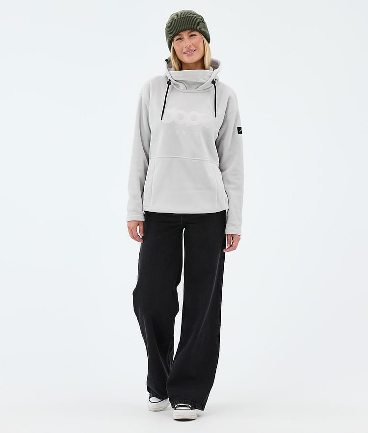 Dope Cozy II W Fleece Hoodie Damen Light Grey Renewed, Image 3 of 7