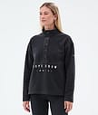 Dope Comfy W Fleecepullover Damen Black