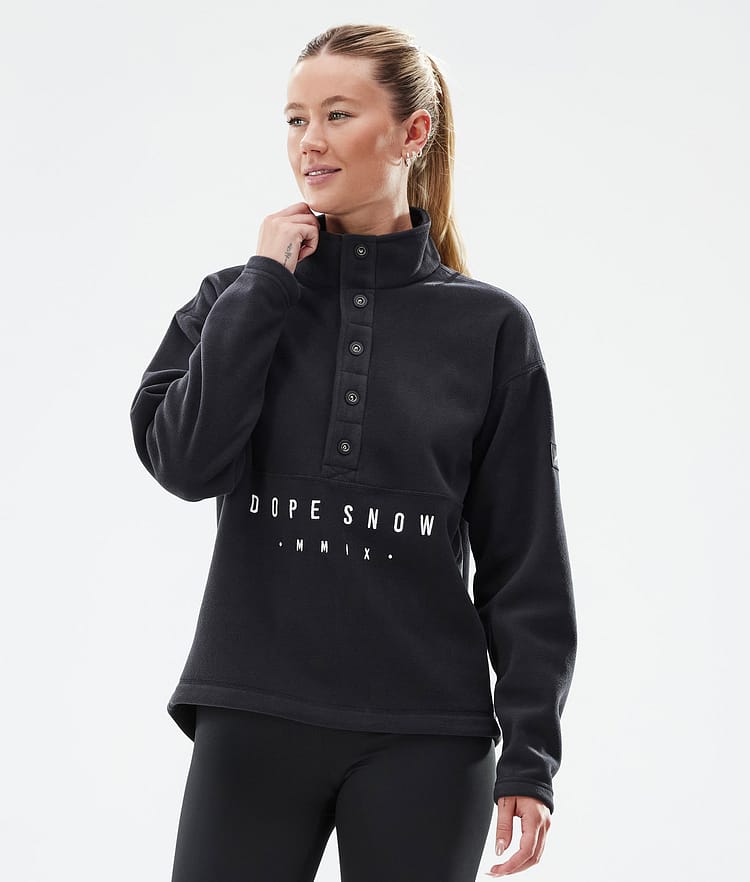 Dope Comfy W Fleecepullover Damen Black Renewed, Bild 1 von 6