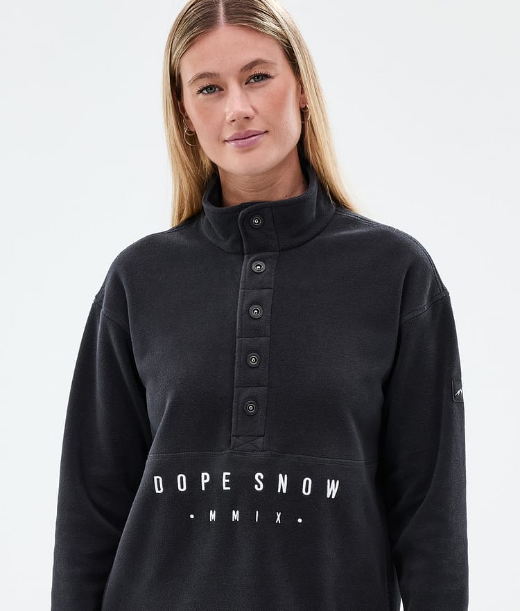 Dope Comfy W Fleecepullover Damen Black Renewed, Bild 2 von 6