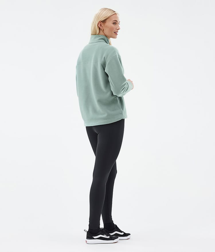 Dope Comfy W Fleecepullover Damen Faded Green