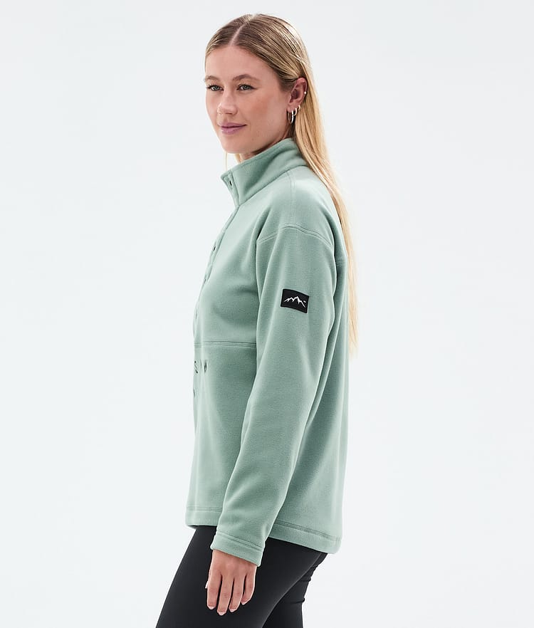 Dope Comfy W Fleecepullover Damen Faded Green Renewed, Bild 5 von 6