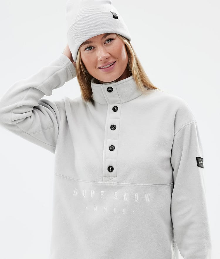 Dope Comfy W Fleecepullover Damen Light Grey/Black, Bild 2 von 6