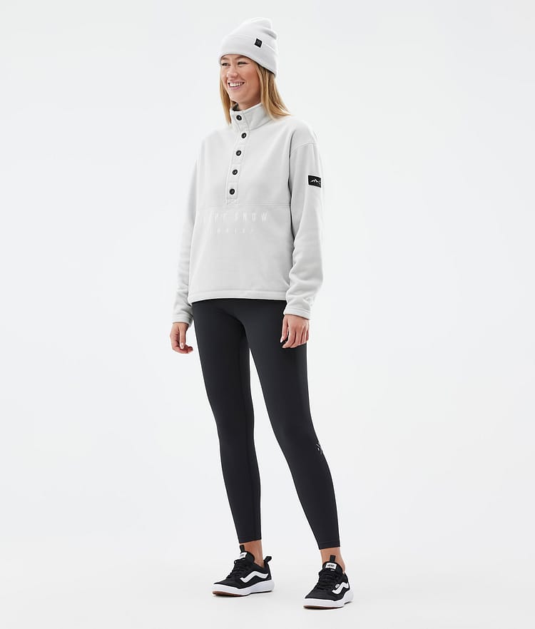 Dope Comfy W Fleecepullover Damen Light Grey/Black, Bild 3 von 6