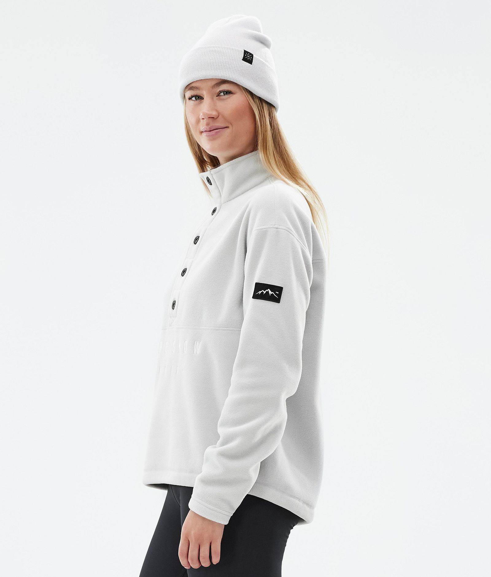 Dope Comfy W Fleecepullover Damen Light Grey/Black, Bild 5 von 6