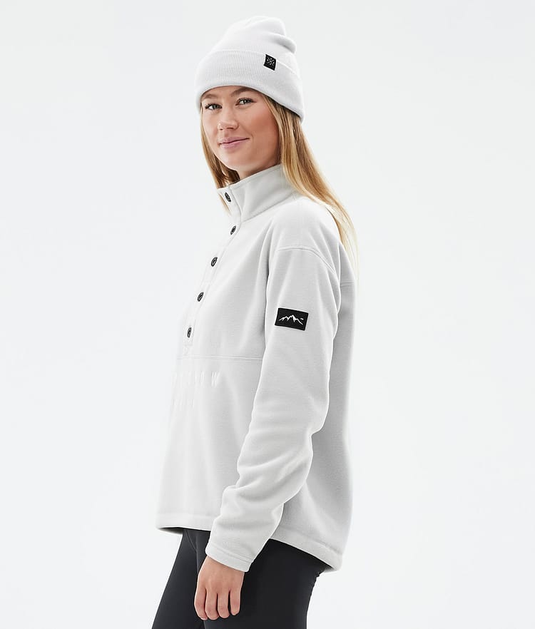Dope Comfy W Fleecepullover Damen Light Grey/Black, Bild 5 von 6