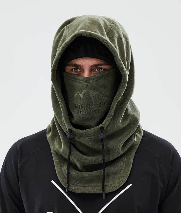 Dope Cozy Hood II Schlauchtuch Olive Green, Bild 3 von 4