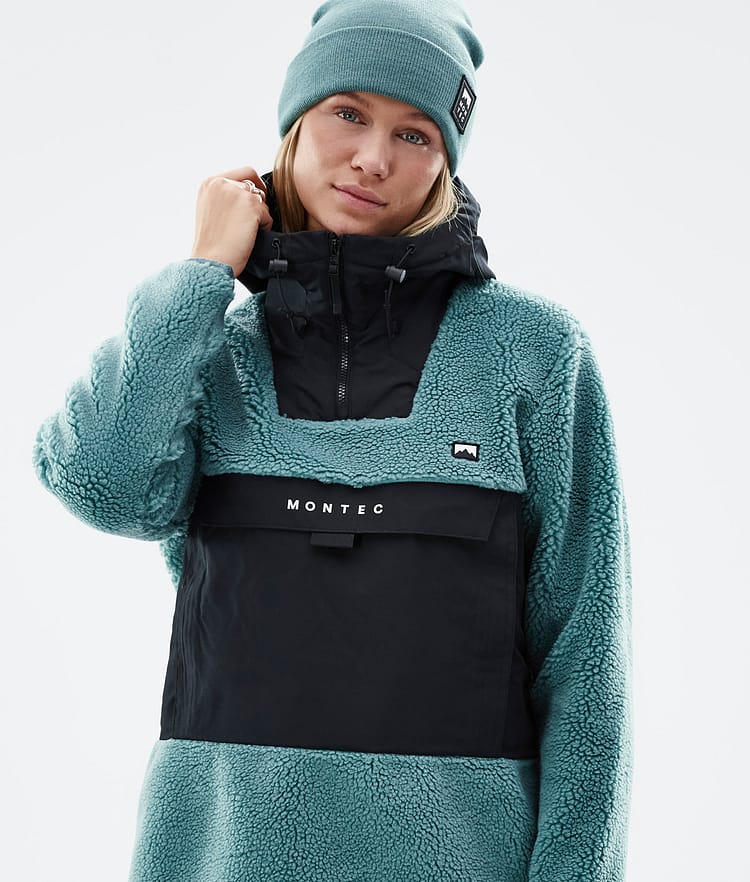 Montec Lima W 22 Fleece Hoodie Damen Atlantic/Black, Bild 2 von 10
