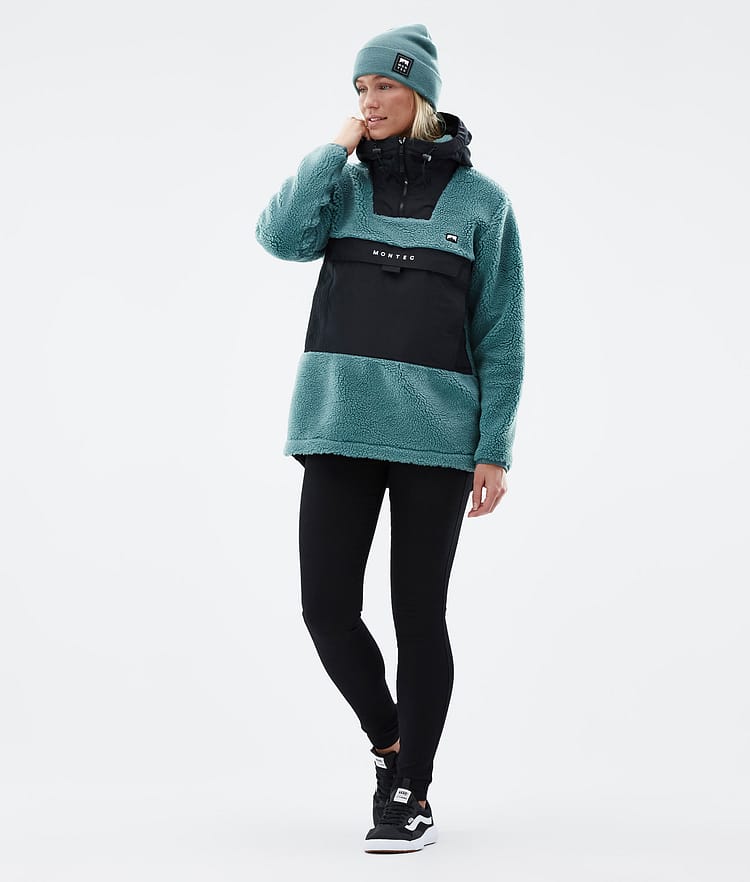Montec Lima W 22 Fleece Hoodie Damen Atlantic/Black, Bild 3 von 10
