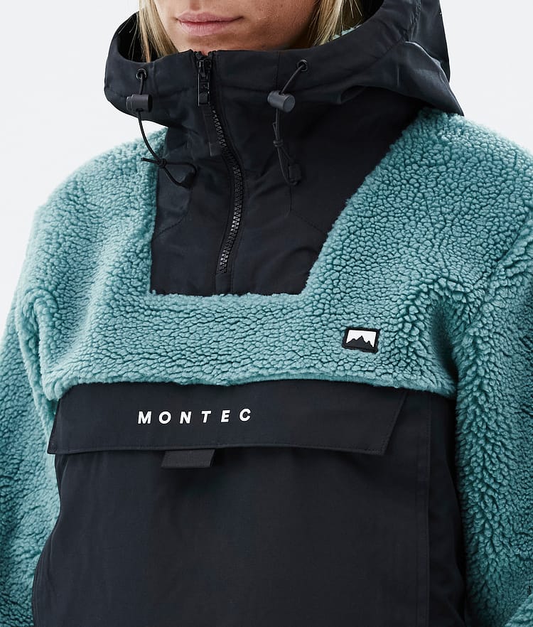 Montec Lima W 22 Fleece Hoodie Damen Atlantic/Black, Bild 9 von 10