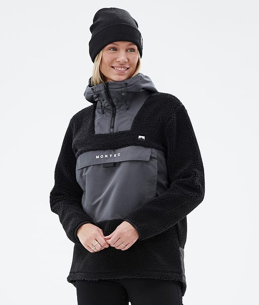 Montec Lima W 22 Fleece Hoodie Damen Black/Phantom