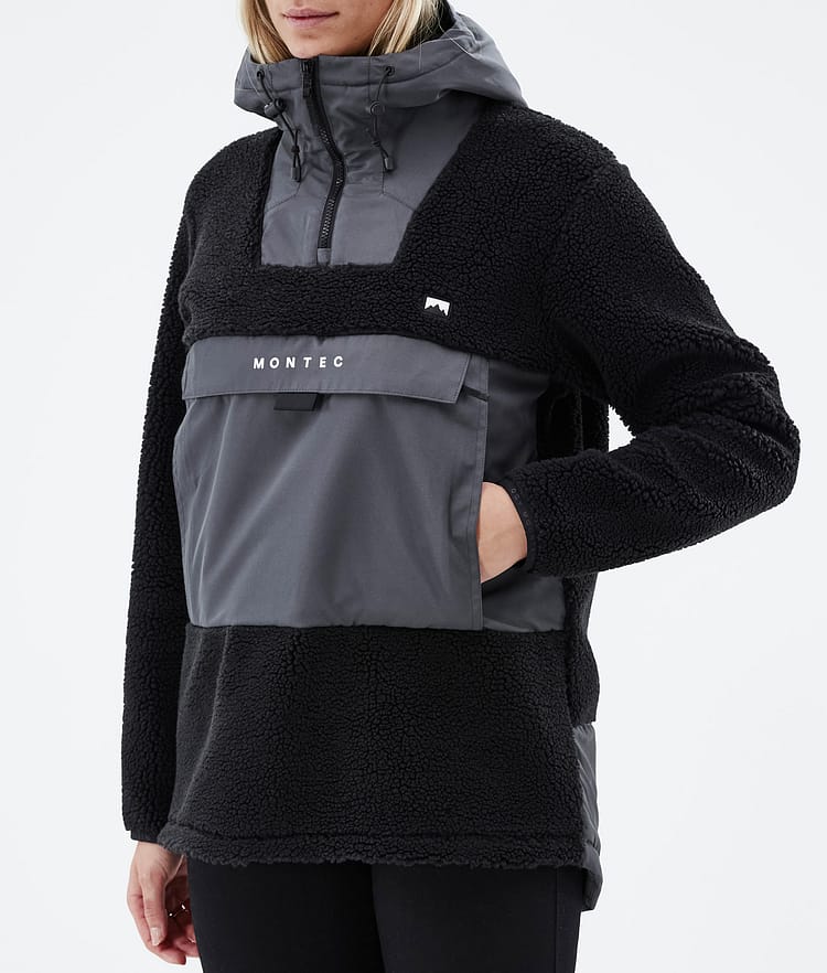 Montec Lima W 22 Fleece Hoodie Damen Black/Phantom, Bild 7 von 10