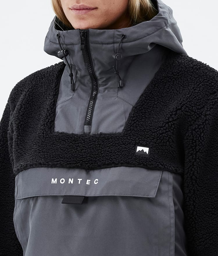 Montec Lima W 22 Fleece Hoodie Damen Black/Phantom, Bild 9 von 10