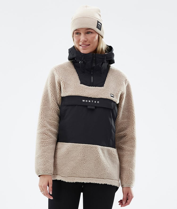 Montec Lima W 22 Fleece Hoodie Damen Sand/Black, Bild 1 von 10
