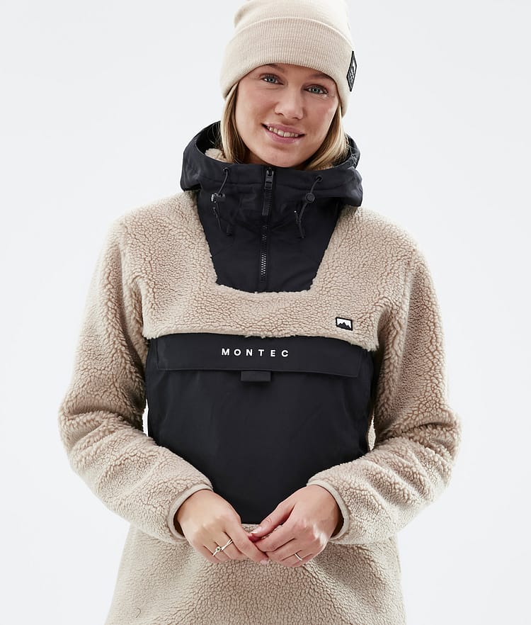 Montec Lima W 22 Fleece Hoodie Damen Sand/Black, Bild 2 von 10