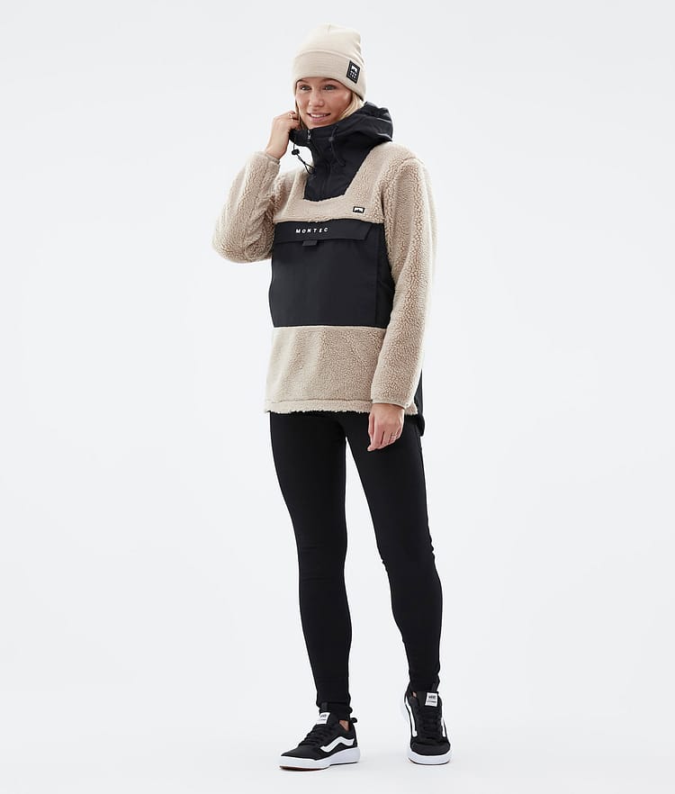Montec Lima W 22 Fleece Hoodie Damen Sand/Black, Bild 3 von 10