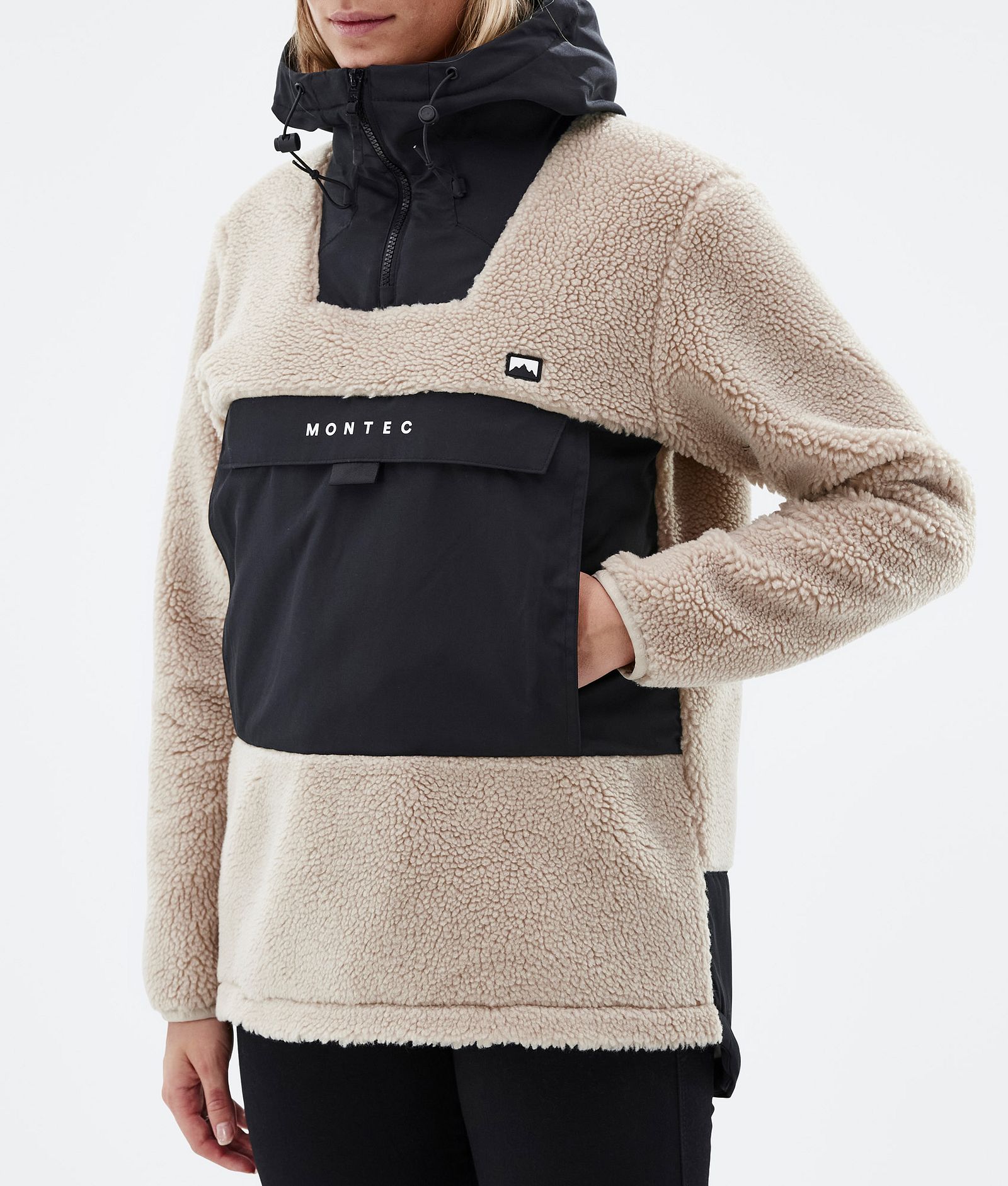 Montec Lima W 2022 Fleece Hoodie Damen Sand/Black - Beige | Ridestore.de