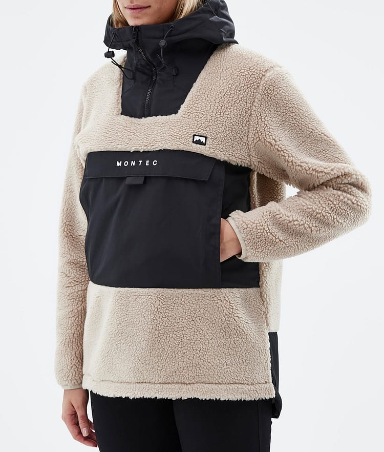 Montec Lima W 22 Fleece Hoodie Damen Sand/Black, Bild 7 von 10