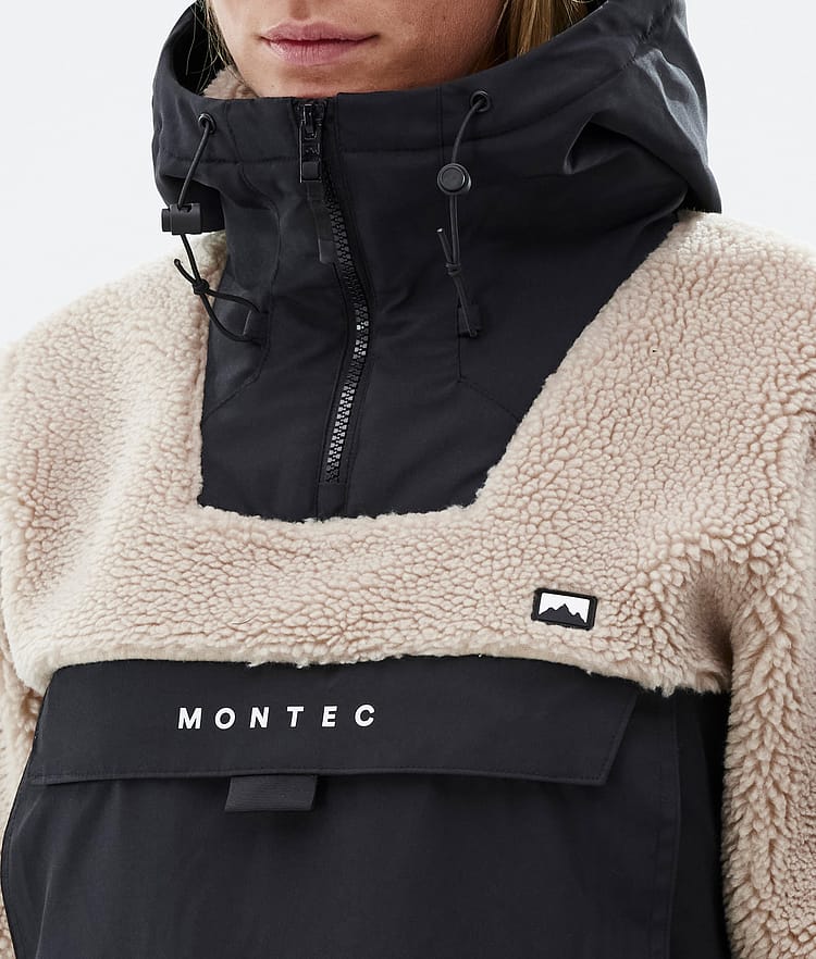 Montec Lima W 22 Fleece Hoodie Damen Sand/Black, Bild 9 von 10