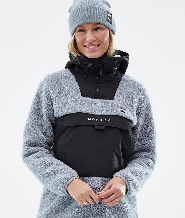 Montec Lima W 22 Fleece Hoodie Damen Soft Blue/Black, Bild 2 von 10