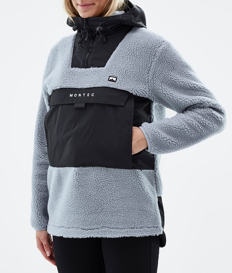 Montec Lima W 22 Fleece Hoodie Damen Soft Blue/Black, Bild 7 von 10