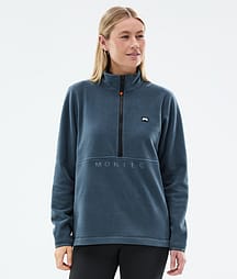 Montec Echo W Fleecepullover Damen Metal Blue