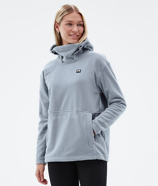 Montec Delta W Fleece Hoodie Damen Soft Blue