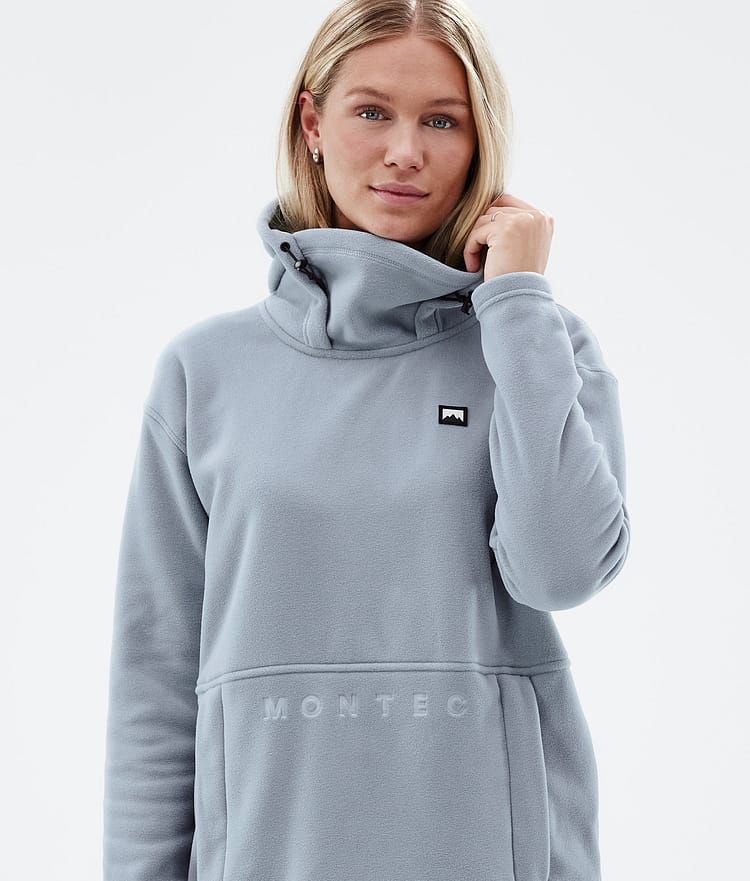 Montec Delta W Fleece Hoodie Damen Soft Blue, Bild 2 von 7