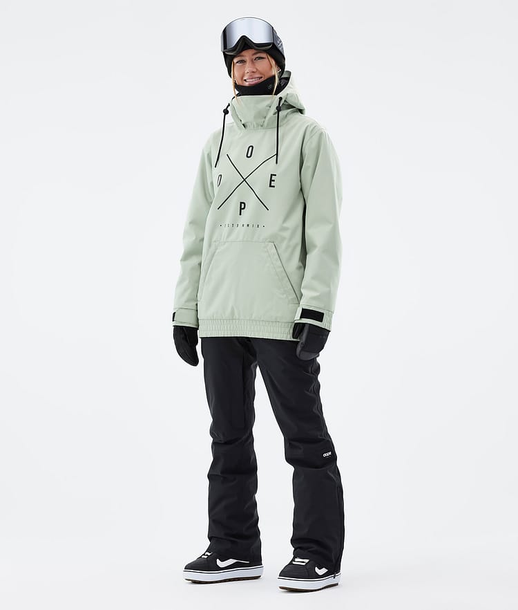 Dope Migoo W Snowboardjacke Damen 2X-Up Soft Green, Image 3 of 8