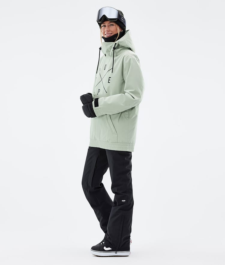 Dope Migoo W Snowboardjacke Damen 2X-Up Soft Green, Image 4 of 8