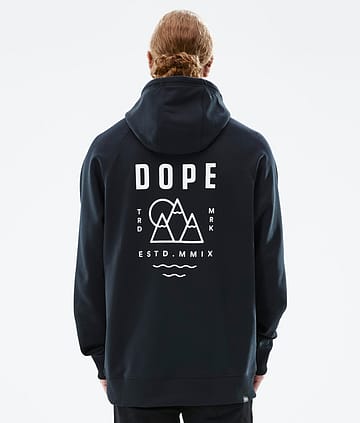 Dope Common 22 Hoodie Herren Summit Black