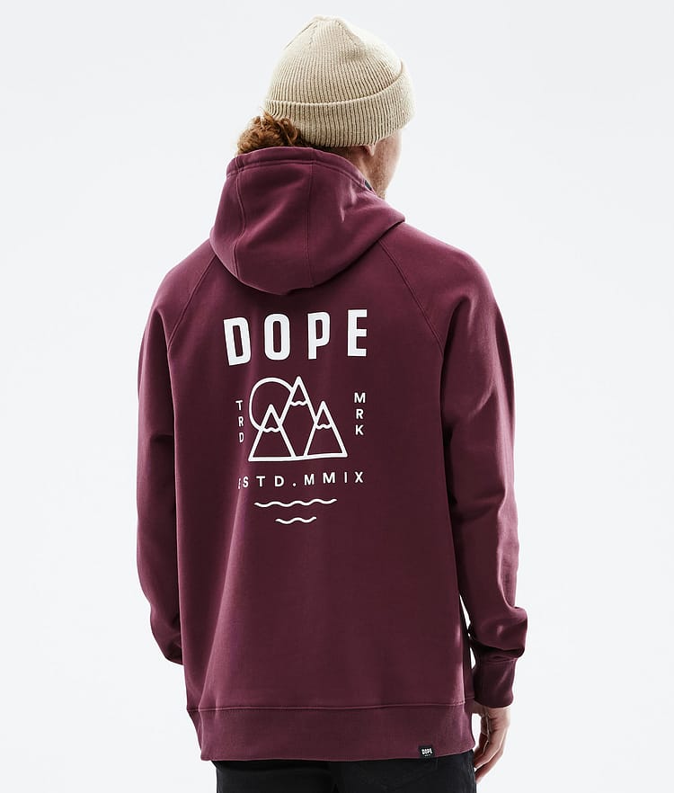 Dope Common 2022 Hoodie Herren Summit Burgundy