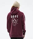 Dope Common 22 Hoodie Herren Summit Burgundy