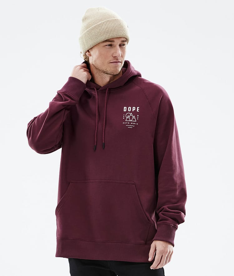 Dope Common 2022 Hoodie Herren Summit Burgundy