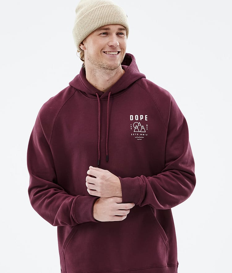 Dope Common 22 Hoodie Herren Summit Burgundy, Bild 3 von 6